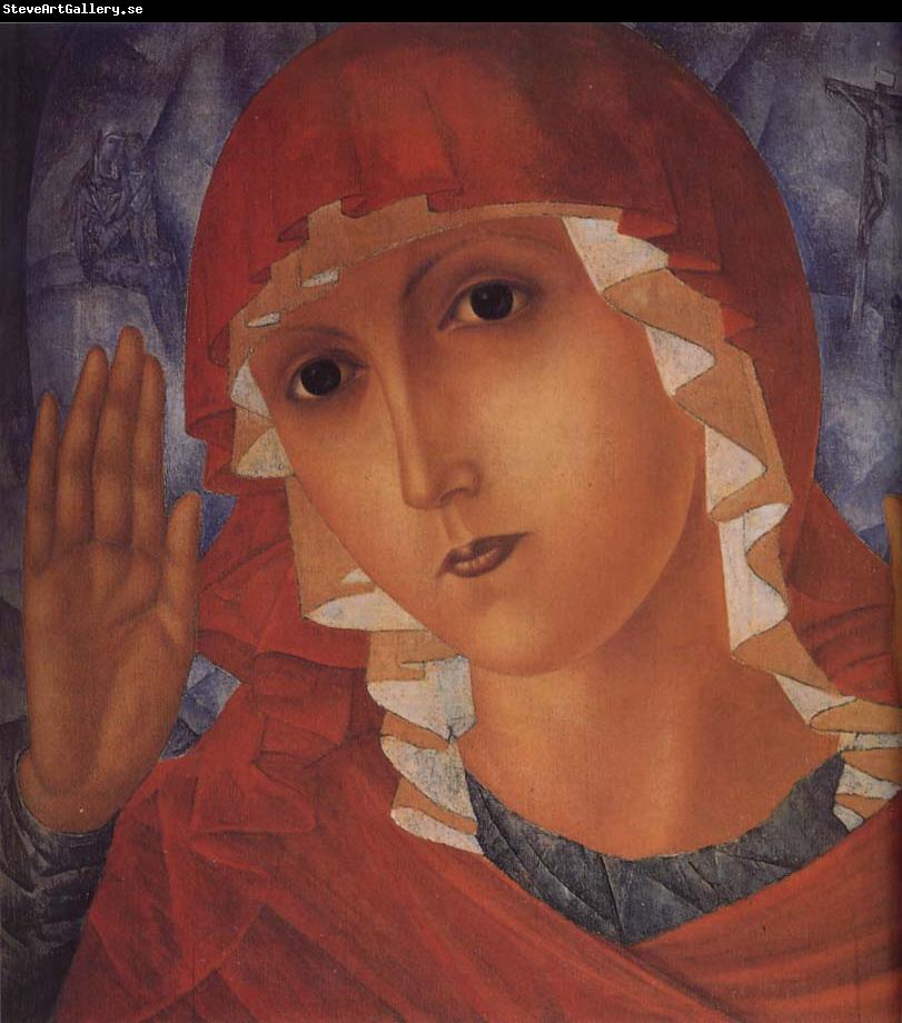 Kuzma Petrov-Vodkin The Mother of God of Tenderness towards Evil Hearts